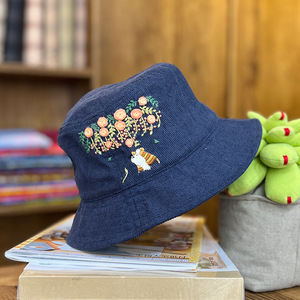 Personalizado Diy bordado hecho a mano patrón cubo sombrero <span class=keywords><strong>pescador</strong></span> sombrero deportivo Casual dibujos animados Floral sombrero - Product Image 4