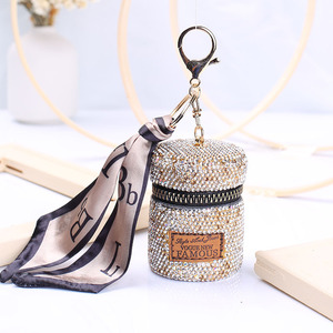 <span class=keywords><strong>Luxe</strong></span> Mini PU cuir Bling rouge à lèvres étui pochette <span class=keywords><strong>porte</strong></span>-<span class=keywords><strong>clés</strong></span> à la mode femmes <span class=keywords><strong>porte</strong></span>-<span class=keywords><strong>clés</strong></span> rouge à lèvres sac - Product Image 1