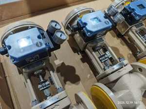 Actionneur à diaphragme pneumatique Samson 3277 OEM, corps de vanne à boisseau sphérique Samson 3241, positionneur de vanne de régulation 3725, gaz - Product Image 3