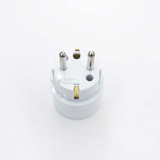 Universal Adapter to Germany French AC Power Plug Adapter 3 Pin