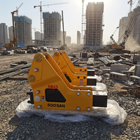 Marteau hydraulique de type latéral SB45 pour excavatrice-chargeuse de 7 à 14 tonnes - Marteau de démolition durable pour béton
