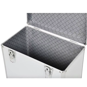 Mallette de <span class=keywords><strong>rangement</strong></span> professionnelle personnalisée mallette de <span class=keywords><strong>rangement</strong></span> portable en aluminium avec serrure pour boîte à disques en <span class=keywords><strong>vinyle</strong></span> de 7 ''/12'' étuis à usage spécial - Product Image 3