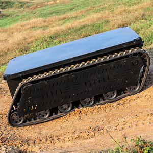 Base de machine à chenilles à dessus plat Véhicule à chenilles Electricrc Véhicule à chenilles Rc Piste de train d'atterrissage TINS-17E chenille en caoutchouc - Product Image 6