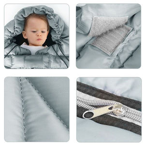 <span class=keywords><strong>Saco</strong></span> de dormir para cochecito de bebé de lujo <span class=keywords><strong>Universal</strong></span> de estilo moderno, <span class=keywords><strong>saco</strong></span> de dormir para bebé, fácil de instalar, ideal para cochecito infantil - Product Image 5