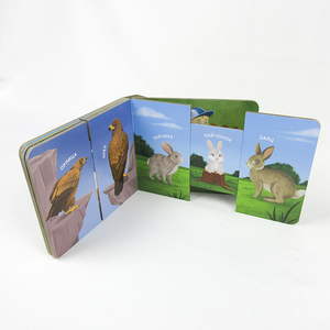 <span class=keywords><strong>Livre</strong></span> interactif à tirer et à glisser pour tout-petits - « Maman Papa Animaux Sauvages » Jouet éducatif sensoriel pour enfants - Product Image 6