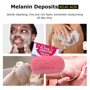 Sapone Sbiancante Thailandese con Vitamina C ed Estratto di Kojic per Viso e Corpo, Trattamento Schiarente per Pelle Scura - Product Image 3
