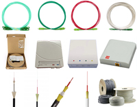 Jarretière 1,6 mm Aqua 3,5 mètres SCAPC Câble de raccordement optique FTTH WiFi disponible Optique G657A2 1,5 m 2 m 3,5 m 4 m Longueurs Jarretière