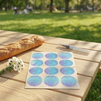 Autocollants pour emballages chimiques quotidiens, papier artistique couché mat dépoli, étiquettes autocollantes