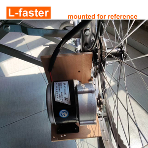 24V 350 Wát chậm joystick điều khiển 25t Xích Ổ đĩa kép bàn chải bánh động cơ cho xe lăn điện chuyển đổi Kit - Product Image 2