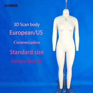Maniquí de Cuerpo Completo JASMINE, Material FRP, para <span class=keywords><strong>Costura</strong></span> y Moda, Talla 8, Precio de Fábrica Económico para Exhibición de Ropa - Product Image 2