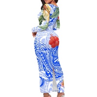 Nouvelle Arrivée 2025 – Robe Décontractée Grande Taille pour Femme, Motif Tribal Polynésien, Imprimé Floral Hibiscus Hawaïen Personnalisé, Idéale pour les Fêtes