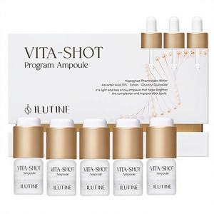 Ampoule liquide éclaircissante, vitamine C stabilisée, teint uniforme, éclat, utilisation quotidienne, solution de soin de la peau professionnelle pour le visage, 4-W - Product Image 1