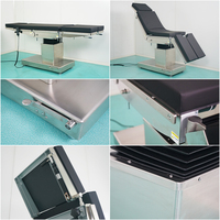 Table d'opération médicale électrique en acier inoxydable, lit de salle d'opération certifié CE Classe I, usage hospitalier, garantie 1 an, Yuda