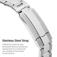 Maßgefertigte Luxus-Sportuhr für Damen Hochwertige Modische Edelstahl-Armbanduhr mit Saphirglas Quarzwerk Zeiger Wasserdicht