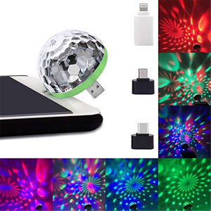 Auto Auto lampada <span class=keywords><strong>DJ</strong></span> RGB Mini musica colorata Sound Light USB-C Apple Holiday Party Karaoke Car ambient <span class=keywords><strong>lights</strong></span> Welcome Light 12v - Product Image 4