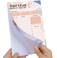 Bloc-notes magnétique vierge autocollant 80 g/m² en papier gribouillable, feuilles mobiles carrées, couleur personnalisée, idéal pour les cadeaux