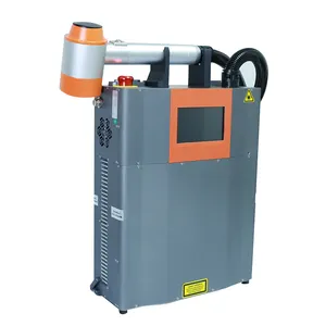 Machine de nettoyage Laser à Fiber 100W à impulsion à haute efficacité pour le dépoussiérage de peinture de saleté de Graffiti de pierre de bois en métal
