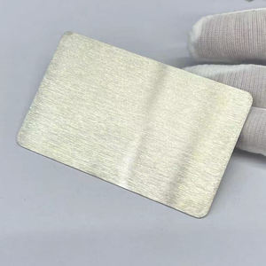 Kunden spezifische Logo-Visitenkarte Werbe werbung Carving Edelstahl Metallblech herstellung