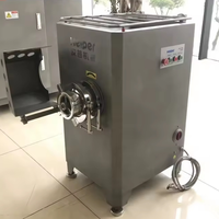 Broyeur à viande électrique automatique industriel certifié CE, hachoir à viande congelée/fraîche commercial, machine à hacher la viande
