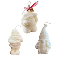 Weihnachts-Duftkerzen Großhandel Themen-Dekoration Kreatives Geschenk Unregelmäßige Form Vollständig Raffinierte Paraffin-Gießkerze