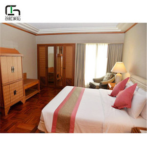 OEM personalizado profesional moderno Pakistán nombres <span class=keywords><strong>Hotel</strong></span> conjunto de muebles de dormitorio de madera - Product Image 2