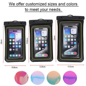 Étui de téléphone universel avec logo personnalisé, IPX8, écran tactile, coloré, étanche, tendance, dos souple, pour la natation, la plage, les sports nautiques - Product Image 5