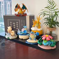 Kanto Starters Scene Figure Blind Box Set  Collectible Toy Anime Figure Ornaments PVC Action Figures Toys Mystery Box
