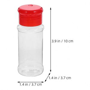 200ml High Quality Eco-Friendly ISO9001 Certified Customized Color Pet Plastic Bottle Customized Lid for Sea Salt <b>Pepper</b> Chili - Product Image 2