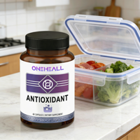 Capsules de complément alimentaire antioxydant puissant très vendues avec vitamines C et E, 60 unités pour adultes