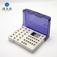 Boîte de désinfection biodégradable de qualité médicale IP67, boîte de désinfection de qualité aéronautique en alliage de titane en promotion