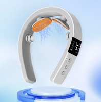 Appareil de massage intelligent pour soulager la douleur de la colonne cervicale Appareil de massage électrique chauffant TENS Pulse Portable pour le cou et les épaules