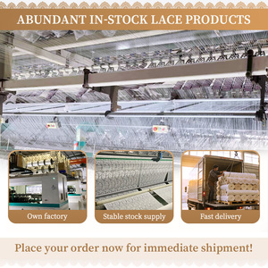 Tela de Encaje Guipur Bordada con Puntos de Malla Blanca, Material de Encaje Elástico de Poliéster para Vestido de Novia, Lencería y <span class=keywords><strong>Ropa</strong></span> <span class=keywords><strong>Interior</strong></span> - Product Image 5