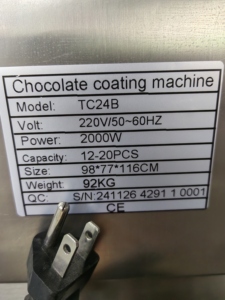 Machine Commerciale Automatique pour le Glacage et le Revêtement <span class=keywords><strong>au</strong></span> <span class=keywords><strong>Chocolat</strong></span> des Donuts et des Loukoumades - Product Image 5