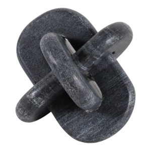 Scultura a nodo in marmo per l'arredamento del soggiorno, decorazione da tavolo per bagno, ufficio, mensola, ingresso, consolle. - Product Image 5
