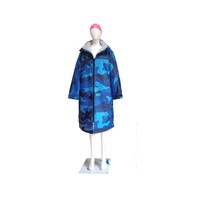 Bata de Cambio Multifuncional Impermeable, Bata de Cambio para Niños y Adultos, Chaqueta de Natación para Jóvenes