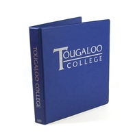 Carpeta de Archivo de Vinilo A4 A5 con 3 Anillas, Personalizable con Logotipo, PVC Blanco, Anillas de 3 mm de Grosor, Resistente, Impresión HY