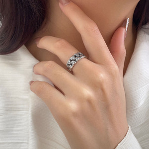 Yinruitai S925 Sterling Silver Heart <b>Ring</b> Women's Minimalist Design Everyday Wear - Product Image 2
