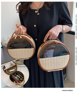 Trousse de toilette de voyage, sac à main de maquillage étanche, avec fenêtre <span class=keywords><strong>en</strong></span> PVC transparent, 1 pièce - Product Image 5