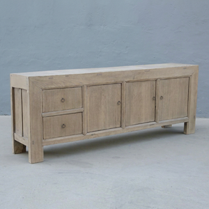 Handmade Rustic Solid Wood Living Room & Bedroom <b>Cabinet</b> <b>with</b> 2 <b>Drawers</b> and 3 Doors Modern <b>Storage</b> Furniture for Home Use - Product Image 1