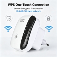 Répéteur WiFi sans fil, extension de portée, 2,4 GHz, 300 Mbps, amplificateur de signal Internet, amplificateur enfichable pour la maison