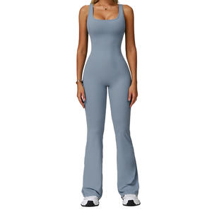 Body de Cintura Alta para Mujer Zechuang, Color Sólido, Ajuste Ceñido, Ropa de Yoga, Deportes, Fitness, Running al Aire Libre CLT8260 - Product Image 1
