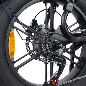Bicicleta Eléctrica Fatbike con Llantas Gruesas, Bicicleta Eléctrica de Montaña con Suspensión Completa, Bicicleta Eléctrica Todoterreno para Adultos, Bicicleta Eléctrica de Cross - Product Image 3