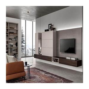 Moderno centro di intrattenimento TV Cabinet per 80 "TV doppio supporto di memorizzazione Console da tavolo con Drop Down porta per <span class=keywords><strong>soggiorno</strong></span> - Product Image 3