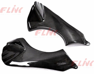 Silenciador de escape de fibra de carbono, cubierta para Kawasaki ZX6 <span class=keywords><strong>ZX6R</strong></span> <span class=keywords><strong>2007</strong></span> 2008 - Product Image 2