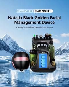 Machine de microdermabrasion faciale portable 9 en 1 à <span class=keywords><strong>prix</strong></span> d'usine, petite machine à bulles Aqua Peel pour spa - Product Image 6