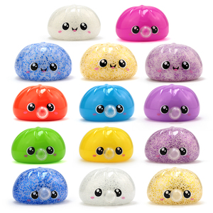 Jouet anti-stress géant en TPR en forme de boulette, jouet sensoriel Kawaii en forme de pain vapeur, unisexe, à partir de 14 ans, décoration de bureau, cadeau - Product Image 3