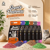 Litière pour chat en tofu en vrac, fabriquée en Chine, en fibres végétales écologiques, à base de soja, pour la vente en gros