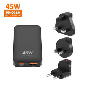 कारखाने की कीमत वाली हॉट सेलिंग ओएम टाइप सी यूएसबी फास्ट चार्जिंग फ्लैट वॉल चार्जर गन तकनीक 30W 65W 65W USB-C पीडी चार्जर - Product Image 2