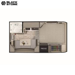 Remorque B-Type Rv Truck Camper Pour Pickup Avec Toilette Pickup Truck La camionnette la moins chère des États-Unis - Product Image 3