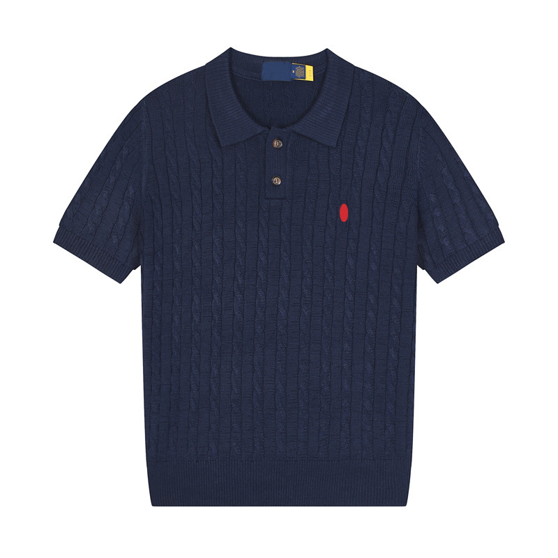bleu saphir avec poney rouge